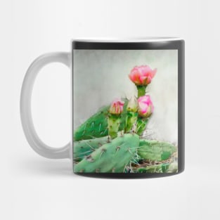 Cactus Pink Blooms Mug